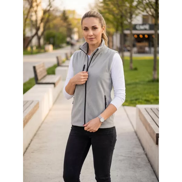  Fleeceweste für Damen MALFINI EXIT W-525 HELLGRAU 