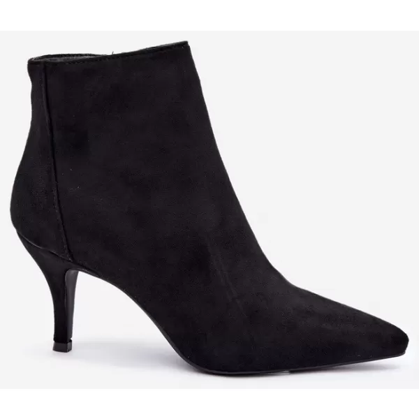  Damen-Stiefeletten BOTO 2905A-1 SCHWARZ MATT 