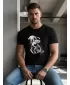 Herren-T-Shirt DSTREET NX049R SCHWARZ