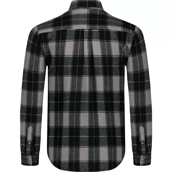  Herren-Flanellhemd NORDBLANC FEN NBSSM8369 GRAU 