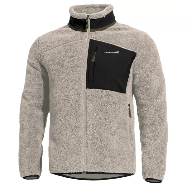  Herren-Sweatshirt PENTAGON SUMMIT SHERPA FLEECE K08063 WÜSTENBRÄUNE 
