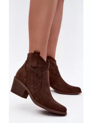 Damenschuhe S.BARSKI HY62-8149 KAFFEE