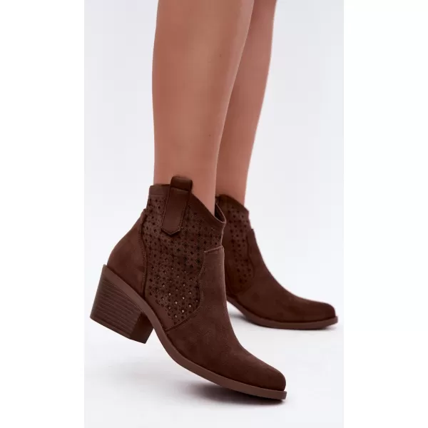 Damenschuhe S.BARSKI HY62-8149 KAFFEE 