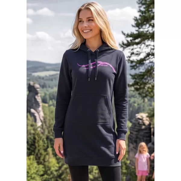  Erweitertes Damen-Sweatshirt ALTISPORT ALW001419 MARINEBLAU 