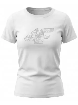 Damen-T-Shirt 4F WMM00TTSHF3309 WEIß