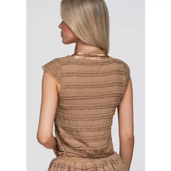  Damenbluse OMBRE OW-TS-E0066 TAUPE 