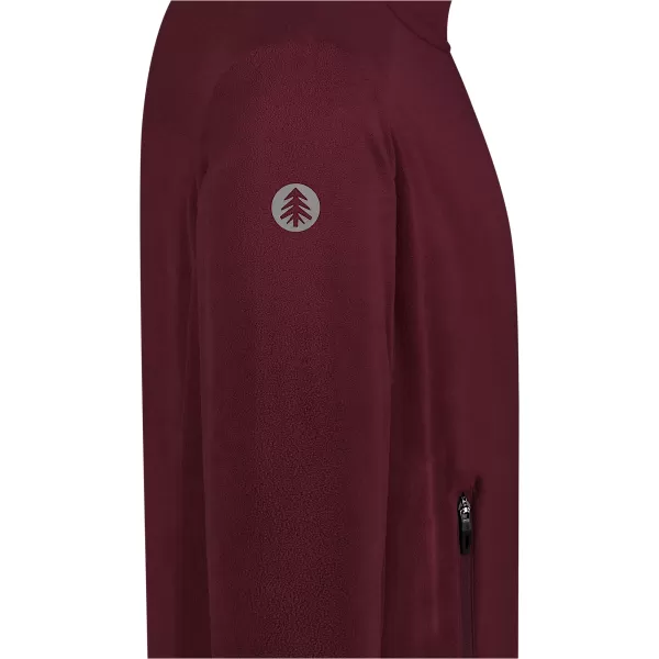  Leichtes Fleece-Sweatshirt für Herren NORDBLANC QUARRY NBSFM8372 BURGUND 