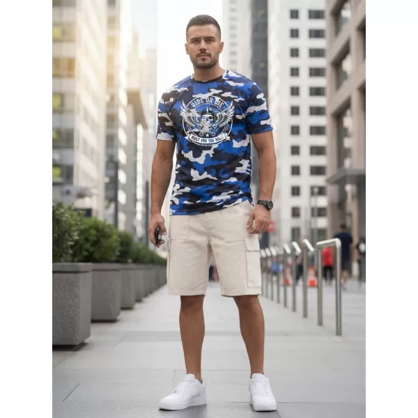  Herren-T-Shirt DSTREET NX2004R-BL-M BLAU 