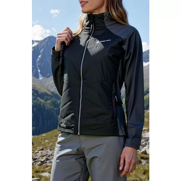  Damen-Sweatshirt ALPINE PRO JORWA 2 SCHWARZ 