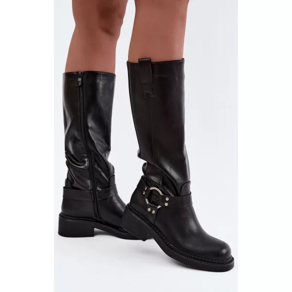  Damenstiefel BOTO LQ-137 SCHWARZ 