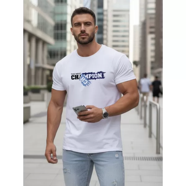  Herren-T-Shirt DSTREET NX5017R WEIß 