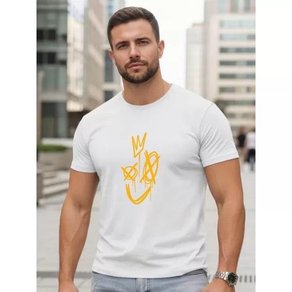  Herren-T-Shirt DSTREET NX0138R-WH WEIß 