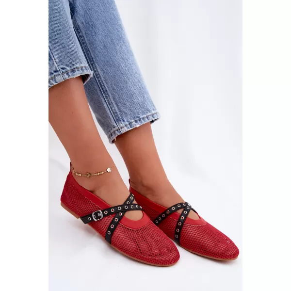  Ballerinas für Damen BOTO P-1416 HRSG 