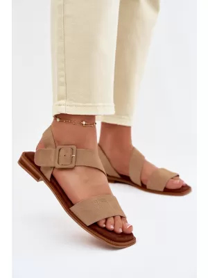 Damensandalen BIG STAR SHOES TT274491 BEIGE
