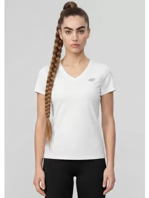 Damen-T-Shirt 4F WMM00TTSHF3307 WEIß