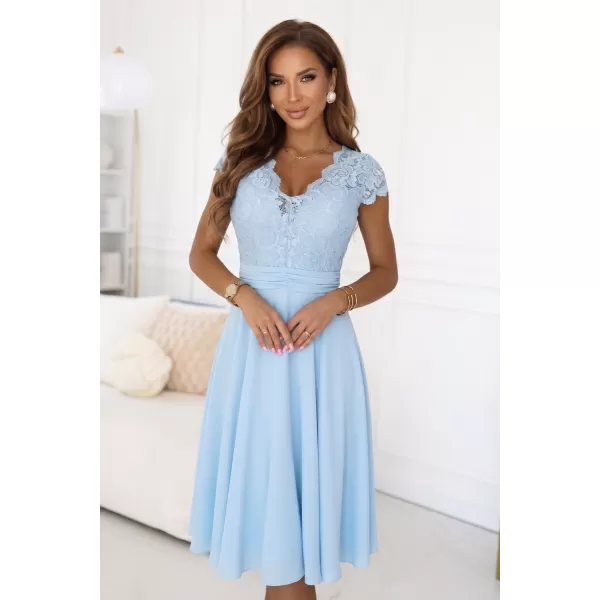  Kleid NUMOCO 381-8 AZURBLAU 