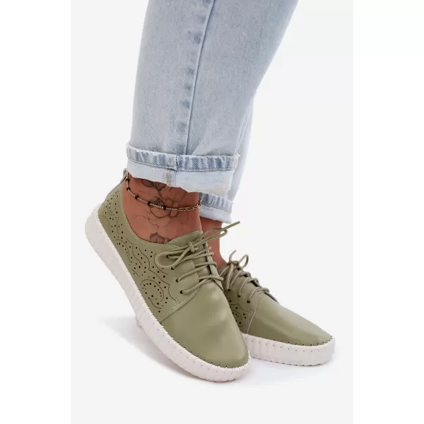  Damen-Stiefeletten BOTO G2437 GRÜN 