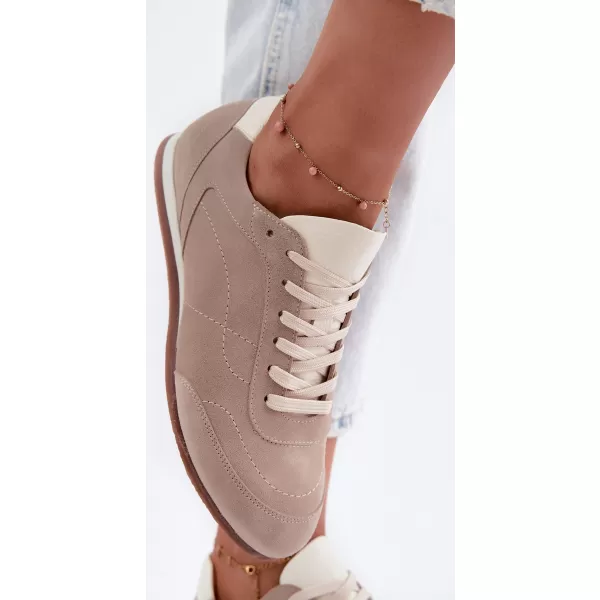  Damen-Sneaker ZAZOO N1414/528/1098 BEIGE 