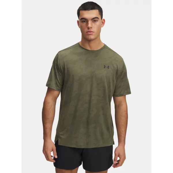  Herren-T-Shirt UNDER ARMOUR TECH VENT JCQRD SS 1390047-390 GRÜN 