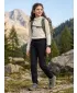 Softshellhose für Kinder ALPINE PRO ABARO 2 SCHWARZ