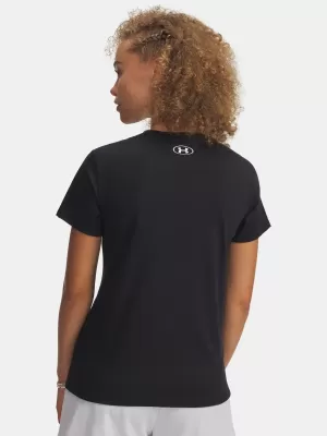 Damen-T-Shirt UNDER ARMOUR W VARSITY SS 6010592-001 SCHWARZ