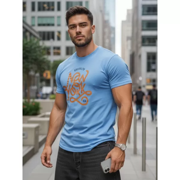  Herren-T-Shirt DSTREET RX5370 BLAU 