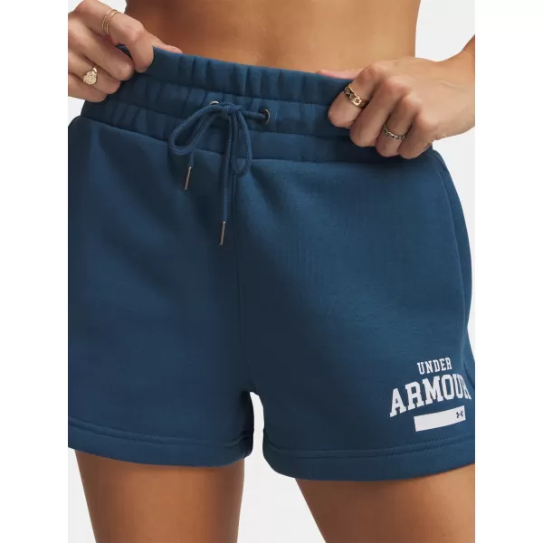  Damen-Shorts UNDER ARMOUR ICON FLC NOV SHORT 6010982-498 BLAU 