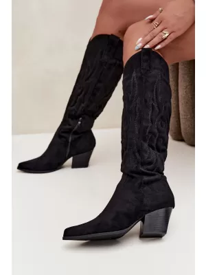 Damenstiefel BOTO 9697A-1 SCHWARZ