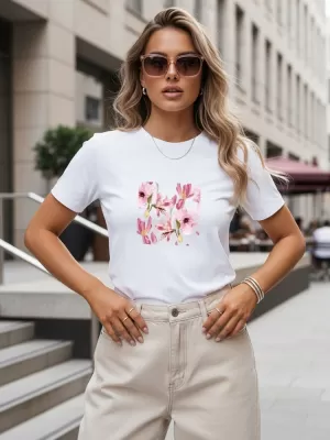 Damen-T-Shirt DSTREET NX8050RY-WH WEIß