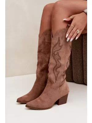 Damenstiefel BOTO 2539A KAMEL