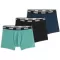 Herren-Boxershorts PUMA MEN BOXERS 3P 94713011 GRÜNE KOMBINATION