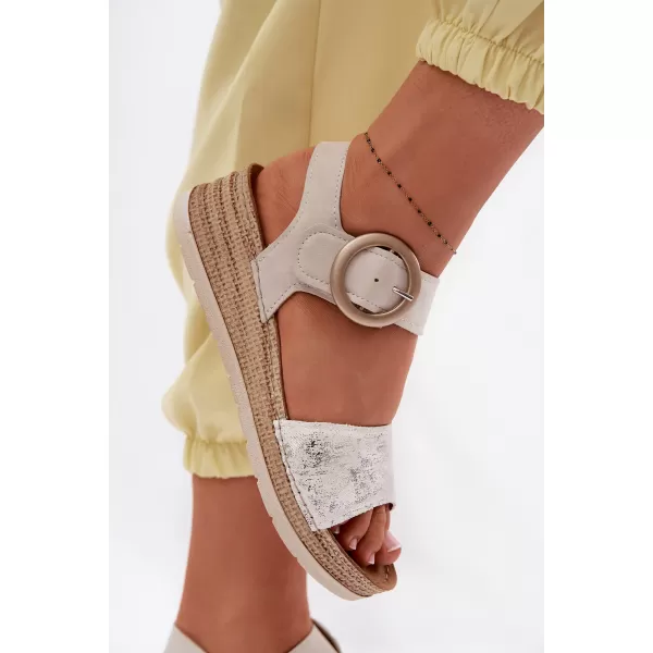  Damensandalen INBLU RV000013 BEIGE 