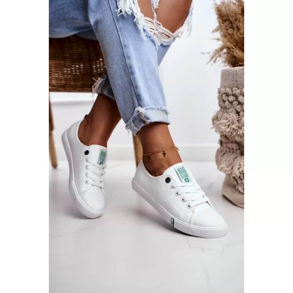  Damen-Sneaker BIG STAR SHOES GG274006 WEIß/GRÜN 