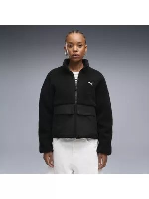 Damenjacke PUMA RE:FIBRE SHERPA JACKET W 69456701 PUMA SCHWARZ
