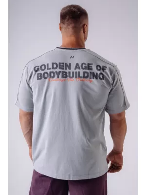 Herren-T-Shirts NEBBIA OLYMPIA MUSCLE COVER 942 HELLGRAU