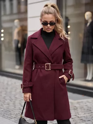Damenmantel DSTREET NY0786 BURGUND