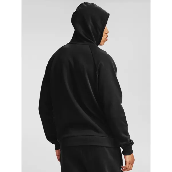  Herren-Sweatshirt UNDER ARMOUR RIVAL FLEECE BOX LOGO HD 1357095-001 SCHWARZ 