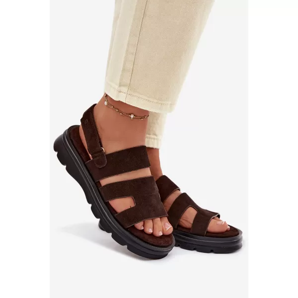  Damensandalen BIG STAR SHOES TT274483 BRAUN/BEIGE 