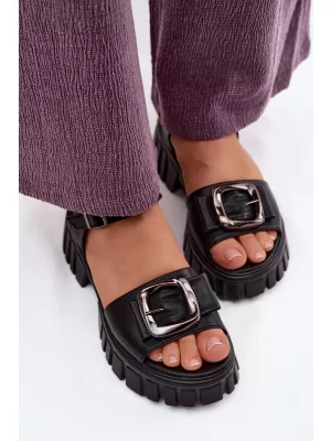 Damensandalen VINCEZA 79611 SCHWARZ