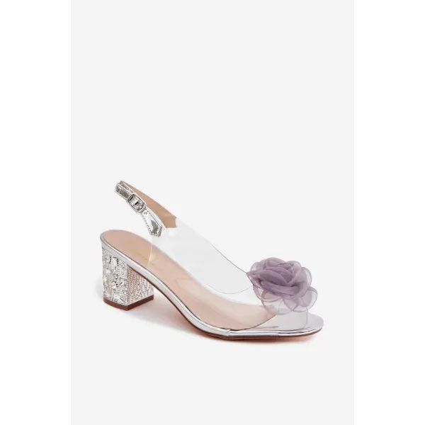  Damensandalen D&A MR61-9011 SILBER 