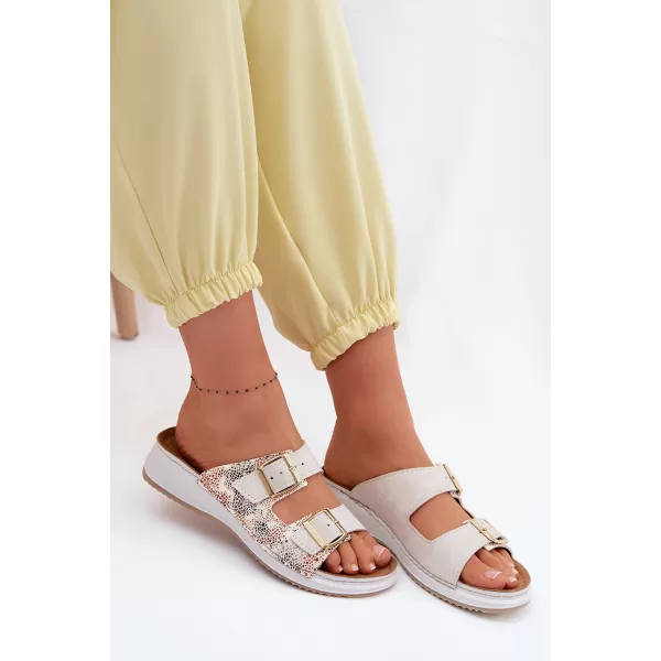  Damenhausschuhe INBLU SD000001 BEIGE 