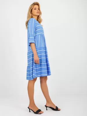 Kleid SUBLEVEL D73771M30214F BLAU