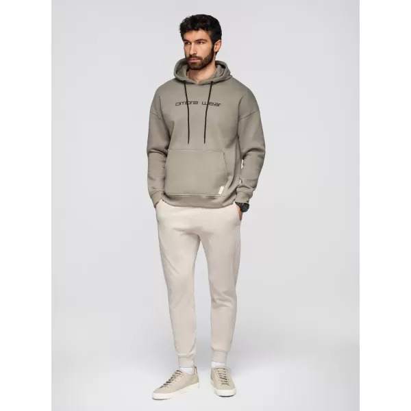  Herren-Jogginghose OMBRE OM-PABS-0305 HELLBEIGE 