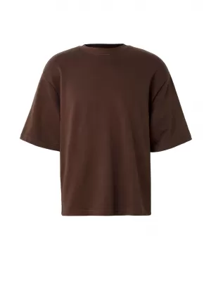 Herren-T-Shirt URBAN CLASSICS TB8097 SCHOKOLADENBRAUN