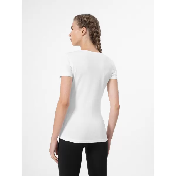  Damen-T-Shirt 4F WMM00TTSHF2356 WEIß 