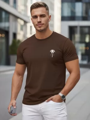 Herren-T-Shirt DSTREET NX5126R-CH BRAUN