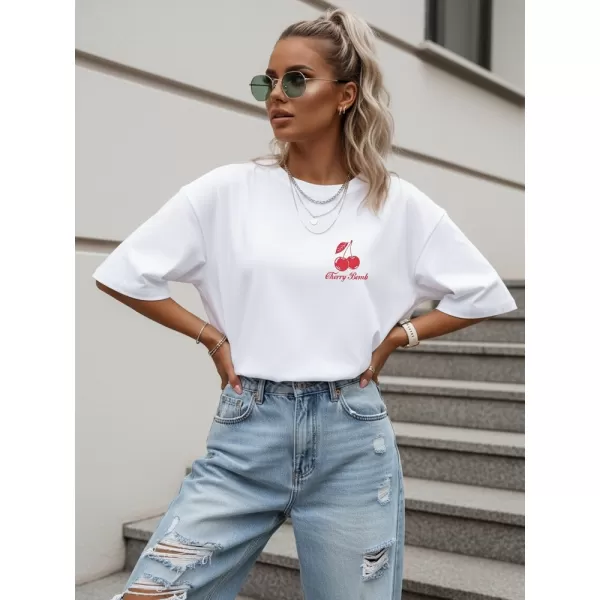  Damen-T-Shirt DSTREET NX9507RY-WH-O WEIß 