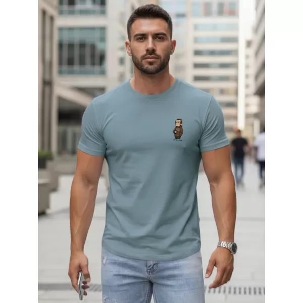  Herren-T-Shirt DSTREET NX5101R-SB BLAU 