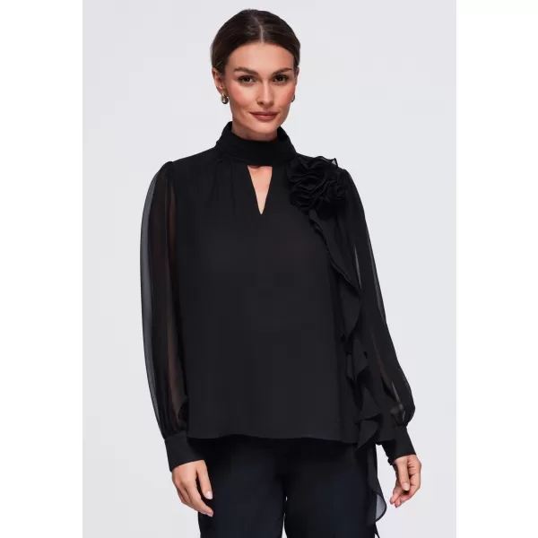  Damenbluse OMBRE OW-TS-E0085 SCHWARZ 