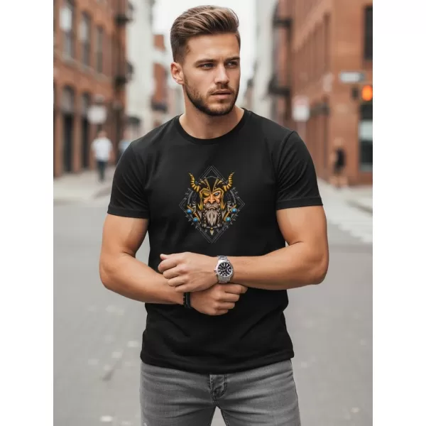  Herren-T-Shirt DSTREET NX0144R-BK SCHWARZ 